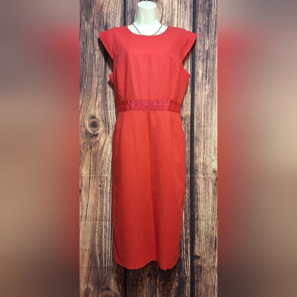 J. Crew Vibrant Red Cocktail Dress Size 10 NWT! - Picture 2 of 7